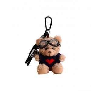 Оригинальный весенний милый свитер медвежонок рюкзак с подвеской для ключей от машины плюшевая кукла высота 10см MDH, синий