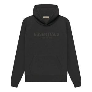 Толстовка ss23 waffle raglan hoodie 'off black' Fear Of God Essentials, черный