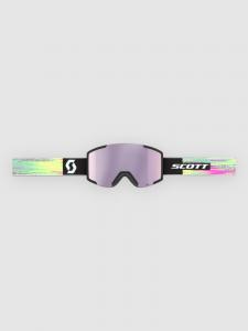 Очки для сноуборда Scott Shield Black/Neon Yellow Goggle, amp lavender chrome s3