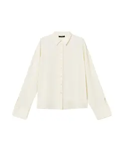Рубашка из крепа де шин Actitude, белый
