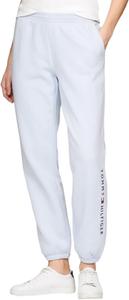 Женские зауженные флисовые спортивные брюки-джоггеры Tommy Hilfiger, Breezy Blue.