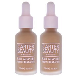 Тональный крем Half Measure Dewy Foundation - Truffle от Carter Beauty для женщин - 30 мл - упаковка из 2 штук, прозрачный