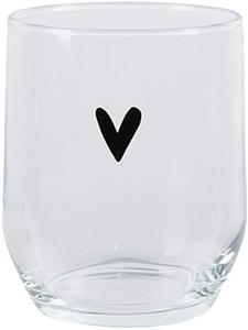 Стакан для воды Clayre & Eef сердце 300 мл прозрачный стакан Clayre&Eef