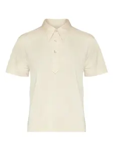 Рубашка поло из джерси MAISON MARGIELA, белый