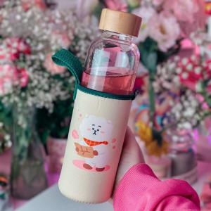 Line Friends - Бутылка для питья BT21 Green Planet RJ