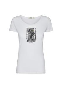 Рубашка GREENBOMB Animal Sparrow Grass, белый