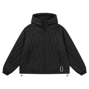 Пуховик Унисекс Черный HARSH AND CRUEL, Серый