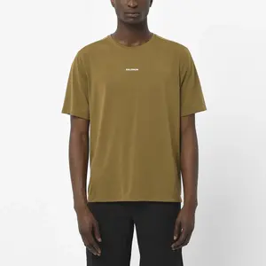 Мужская короткая футболка SHKout CORE SS TEE M SALOMON Salomon, желтый/зеленый