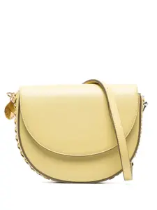 Сумка на плечо Frayme среднего размера Stella Mccartney, желтый