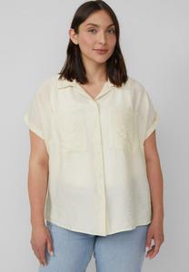 Блуза s.Oliver Button-down blouse, Helles Beige/Beige