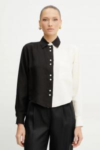 Льняная рубашка Forte Forte, черный