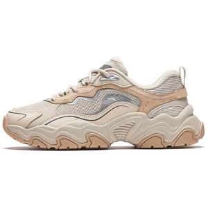 Женские кроссовки Meteorite Lifestyle с низким верхом цвета меловой белый / макарон / светло-ореховый / серебристый Anta