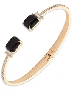 Браслет-Манжет с кристаллами Lauren Ralph Lauren, jet