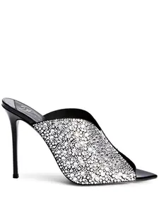 Мюли Intriigo Crystal Giuseppe Zanotti, черный