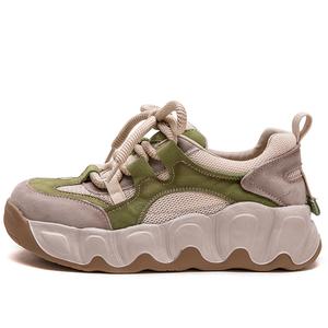 MATA Женские низкие массивные кроссовки зеленые, цвет Green