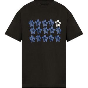 Футболка с принтом логотипа Moncler, черный