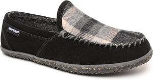 Мужские мокасины Minnetonka Tilden из замши для дома и улицы, черный