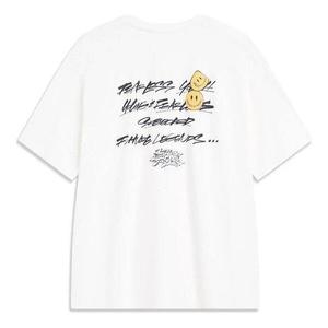 Футболка x og_slick скейтбординг футболка с коротким рукавом Li-Ning, белый