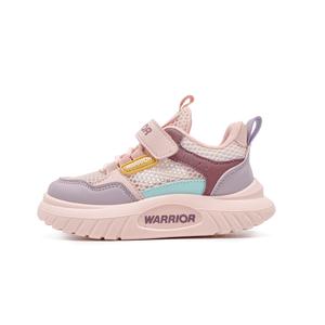Дышащие легкие амортизирующие низкие повседневные кроссовки для детей WARRIOR, розовый/фиолетовый/синий