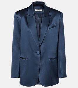 Оверсайз пиджак из шелка The Sei, Slate Blue