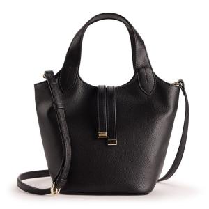 Мягкая сумка-тоут через плечо Lc Lauren Conrad, черный