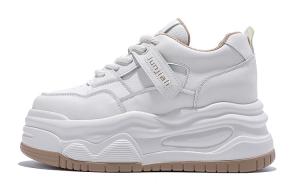 Junjali Mid-Top скейтборд обувь 8 см женские JUNJIALI, экрю