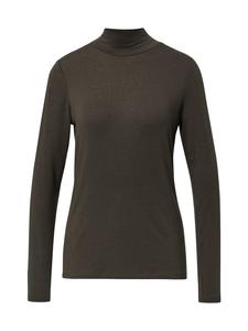 Рубашка с длинными рукавами шоколадного цвета comma