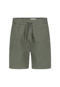 Шорты Sublevel TRENDIGE GESTREIFTE MIT KORDELZUG , Grün/Green