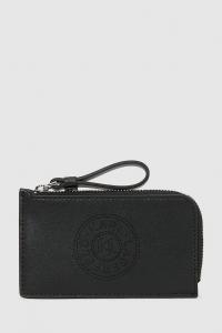 Кожаный кошелек K/CIRCLE Karl Lagerfeld, черный