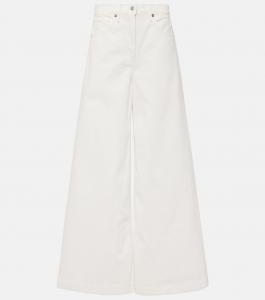 Джинсы Rolland с высокой талией и широкими штанинами Nili Lotan, кремовый