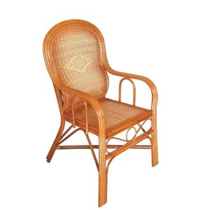Fantasy Кресло из ротанга с полной спинкой и поясничной поддержкой, golden yellow