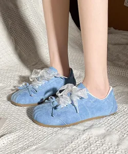 Кроссовки с дизайном в виде кружевной ленты Aimoha - Select -, цвет Blue