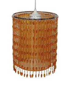 Näve Подвесной светильник "Эла" оранжевого цвета - (Д)22,5 см x (Ш)22,5 см x (В)29 см