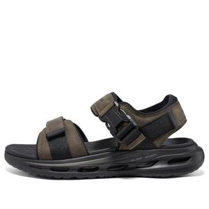 Кроссовки azusa sandal 'khaki black' Skechers, хаки
