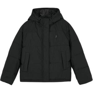 Пуховик женский черный/0018 Skechers