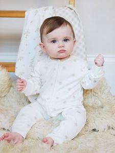 Детский комбинезон на молнии спереди The Little Tailor, Cream