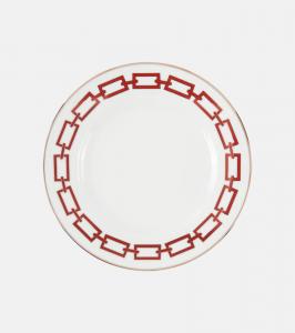 Фарфоровая десертная тарелка Catene Ginori 1735, Scarlatto