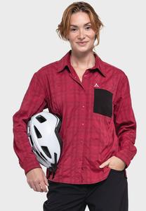 Блузка на пуговицах BIKE STYLE JALPUH Schöffel, красный