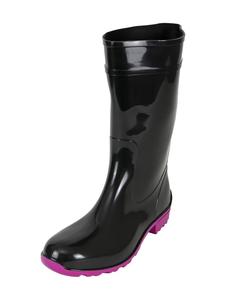 Резиновые сапоги Regenliebe, цвет schwarz/fuchsia