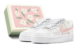 Мужские кроссовки для скейтбординга Nike Air Force 1, 	 Pink