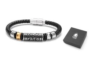 GENANX Браслет унисекс черный