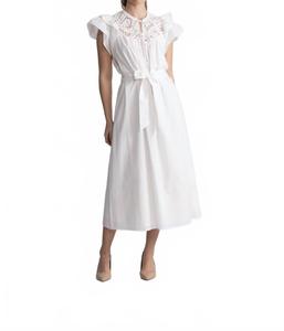 Седра Бланк платье в белом Suncoo