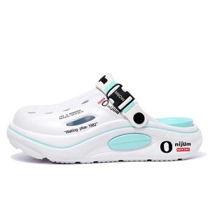 MIIOW Клоги унисекс бело-голубые, цвет White Blue