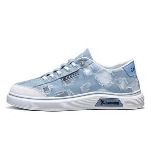 Износостойкие мужские скейтерские кеды Low Top Captain illy, синий