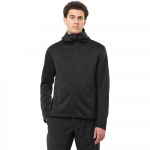 Мужская теплая толстовка на молнии Essential Salomon, Deep Black