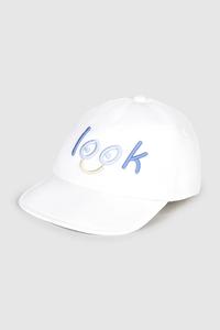 Бейсболка из хлопка для детей Mayoral, белый