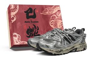 Кроссовки NB 410 с низким верхом, противоскользящие, износостойкие, унисекс, серебристые New Balance, Silver