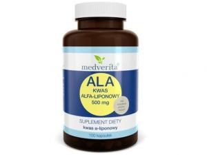 Medverita, Альфа-липоевая кислота АЛК, 500 мг, 100 капсул