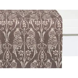 Дорожка для стола Маленький попугай Adam, темно-коричневый