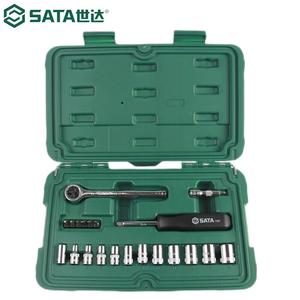 Набор головок серии SATA из 21 предмета, серия 6,3 мм, набор насадок для быстрых ключей с храповым механизмом 09521